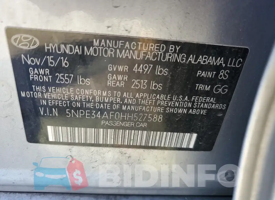 5NPE34AF0HH527588 Photo# 12
