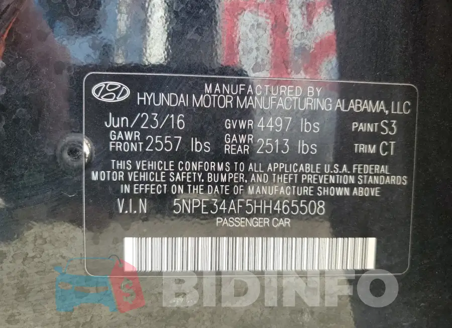 5NPE34AF5HH465508 Photo# 12