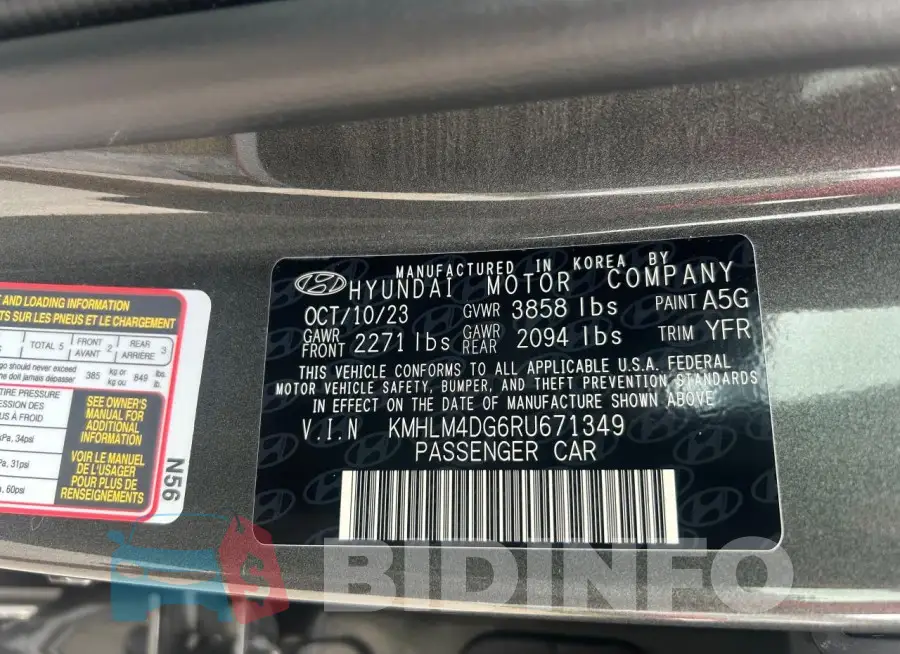 KMHLM4DG6RU671349 Photo# 10