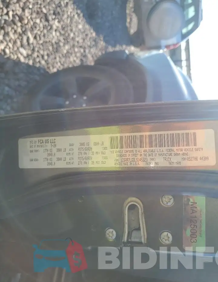 1C6RR7LG3LS145323 Photo# 12