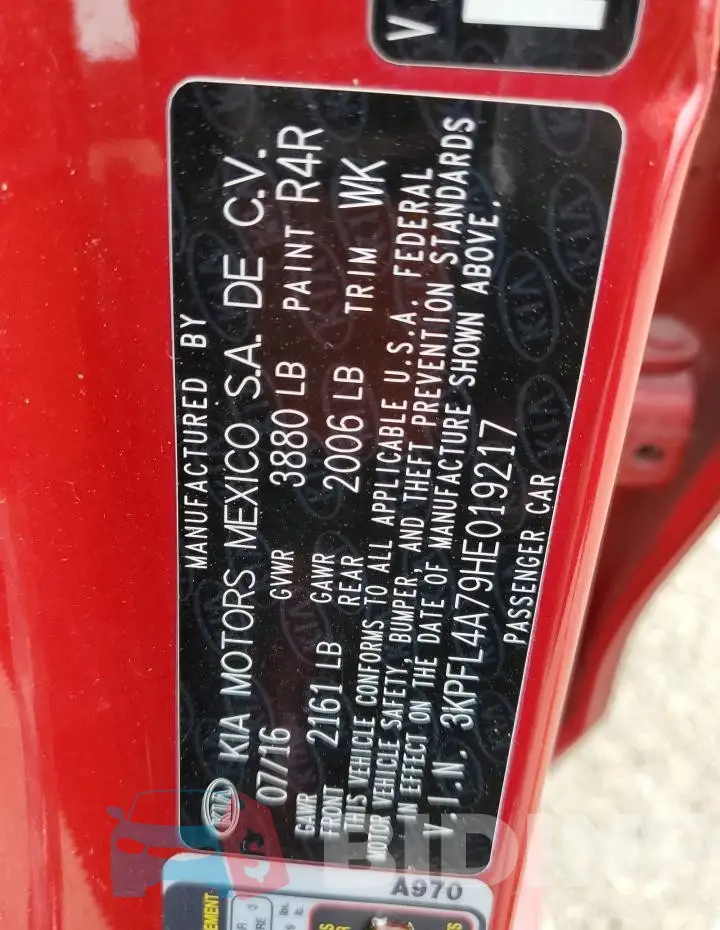 3KPFL4A79HE019217 Photo# 12