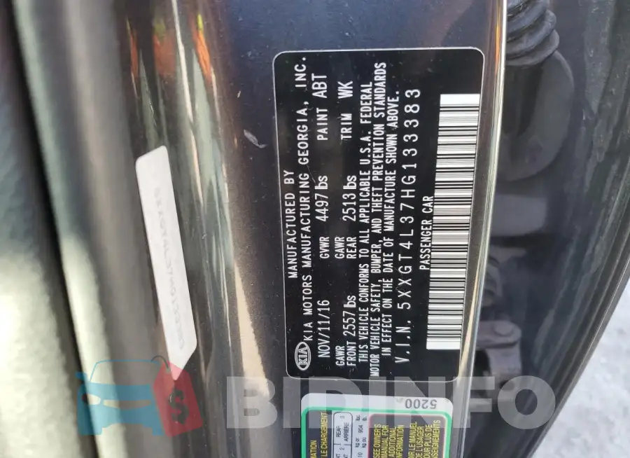 5XXGT4L37HG133383 Photo# 12