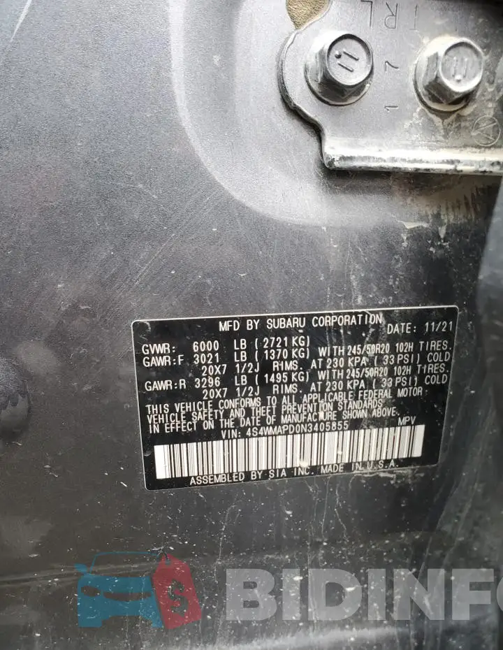 4S4WMAPD0N3405855 Photo# 14