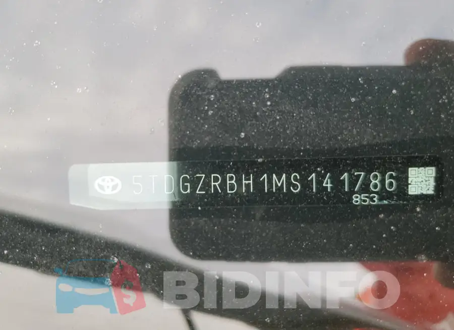 5TDGZRBH1MS141786 Photo# 13