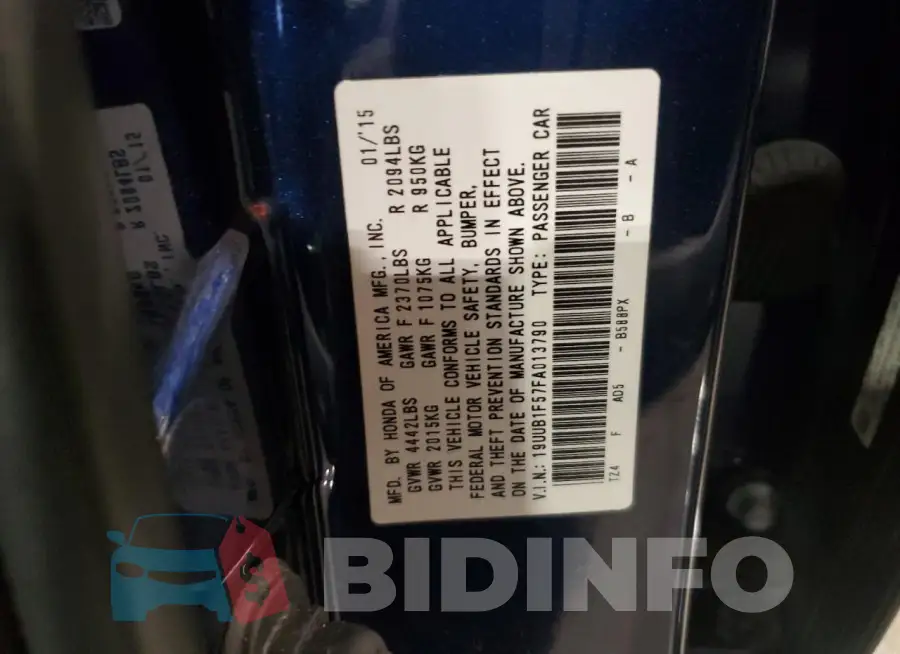 19UUB1F57FA013790 Photo# 12