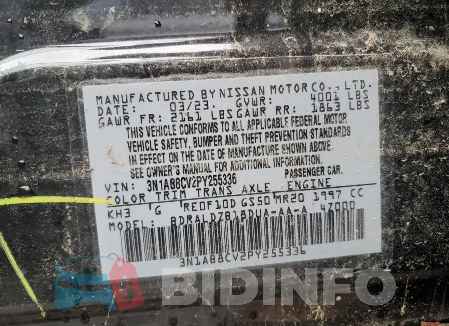 3N1AB8CV2PY255336 Photo# 12