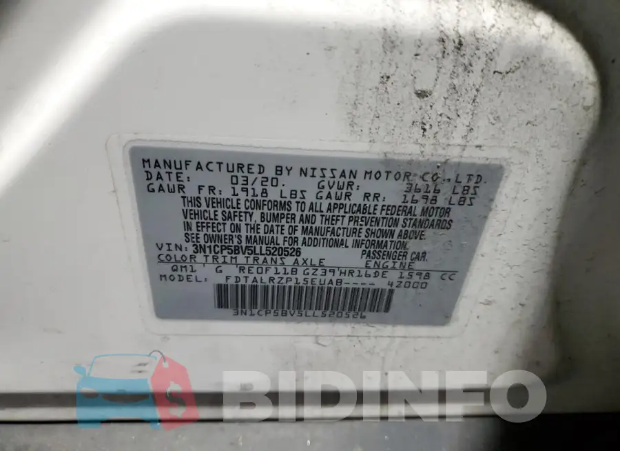 3N1CP5BV5LL520526 Photo# 12