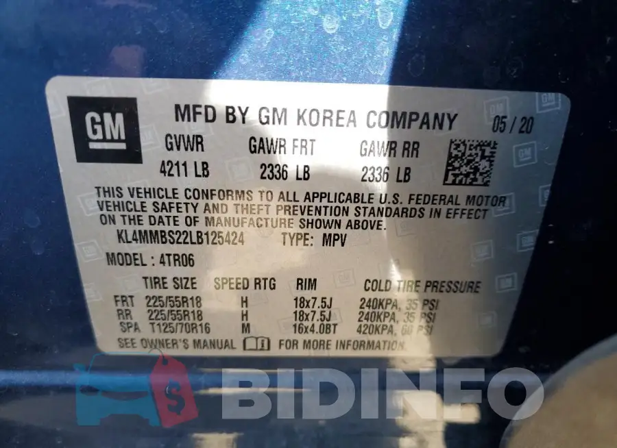 KL4MMBS22LB125424 Photo# 12