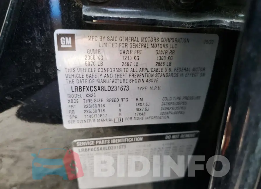 LRBFXCSA8LD231673 Photo# 12