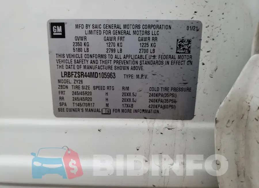 LRBFZSR44MD105963 Photo# 13