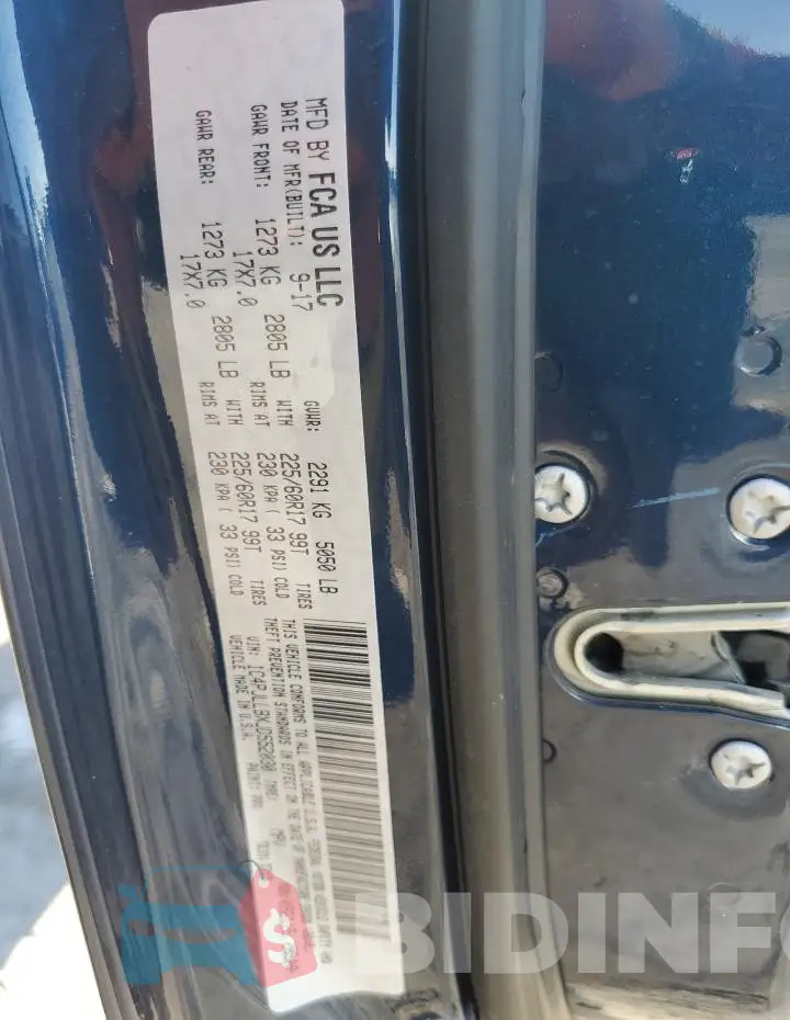 1C4PJLLBXJD552030 Photo# 13