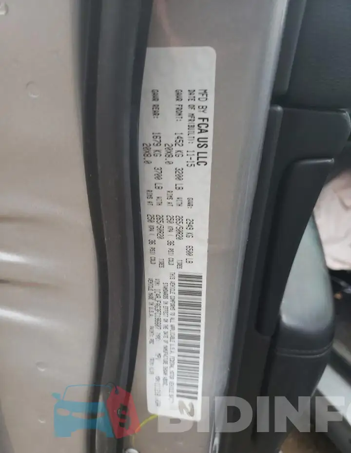1C4RJFAG3FC196607 Photo# 12