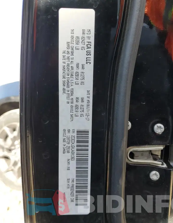 2C3CDXJGXJH201363 Photo# 13