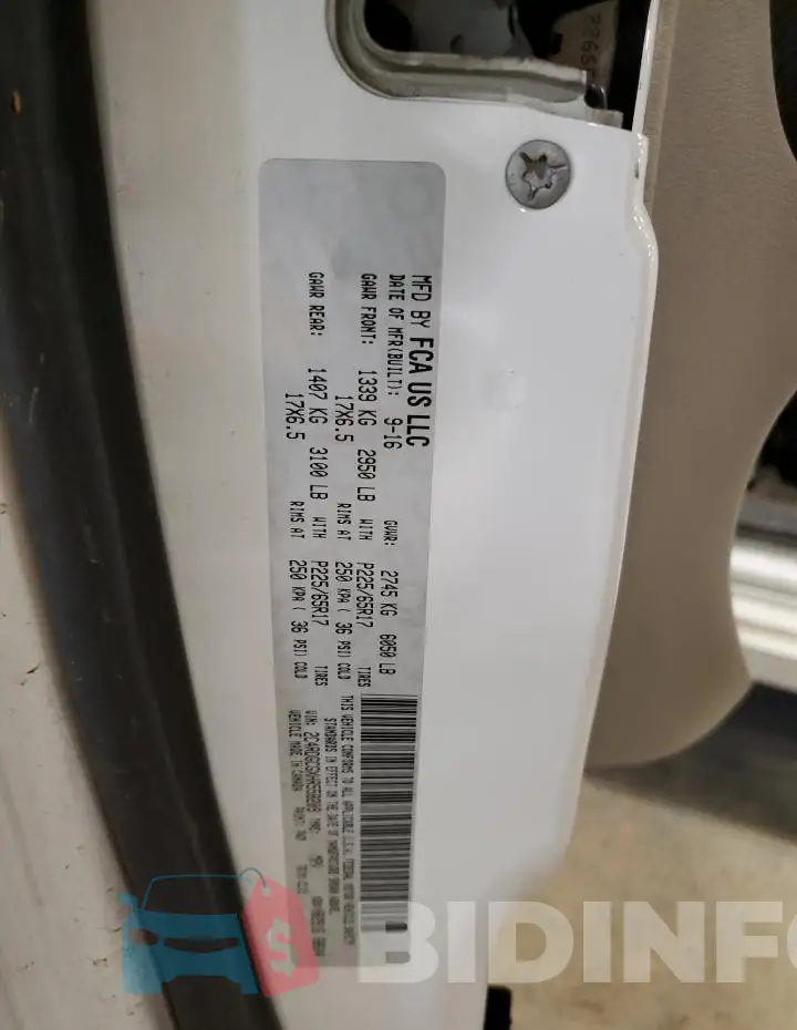 2C4RDGCGXHR558209 Photo# 12