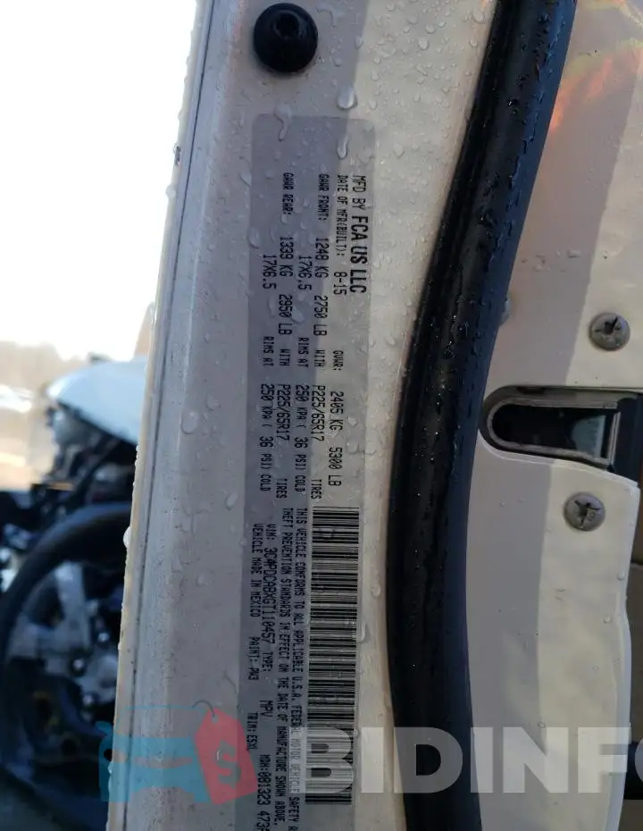3C4PDCABXGT110457 Photo# 12