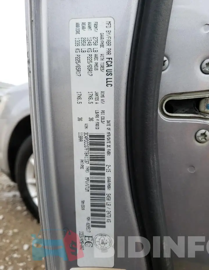 3C4PDCCG7FT641137 Photo# 13