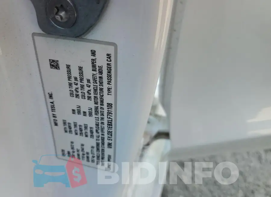 5YJ3E1EBXLF791108 Photo# 12