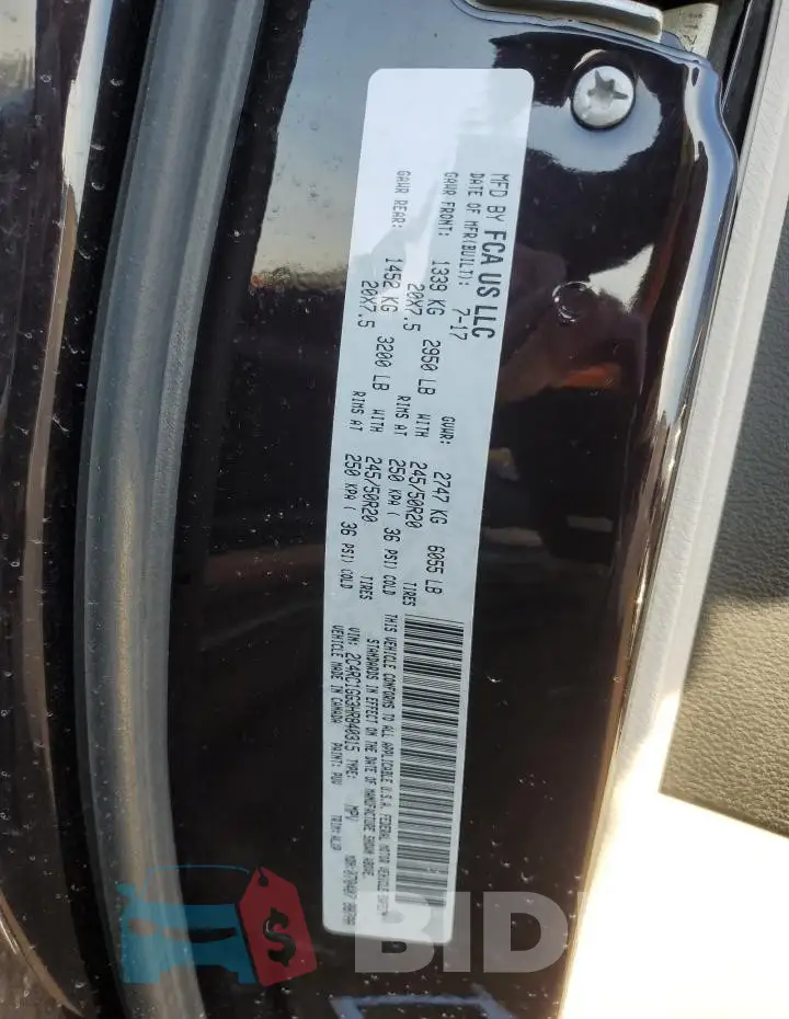 2C4RC1GG3HR840315 Photo# 13