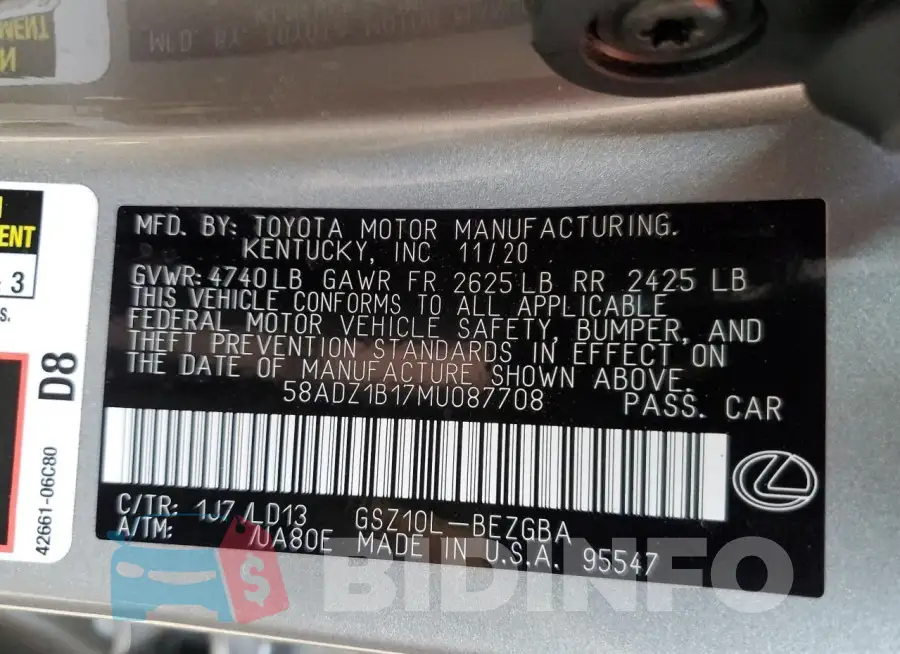 58ADZ1B17MU087708 Photo# 12