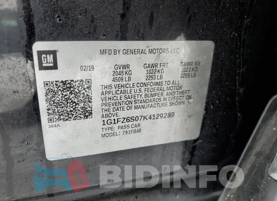 1G1FZ6S07K4129289 Photo# 12