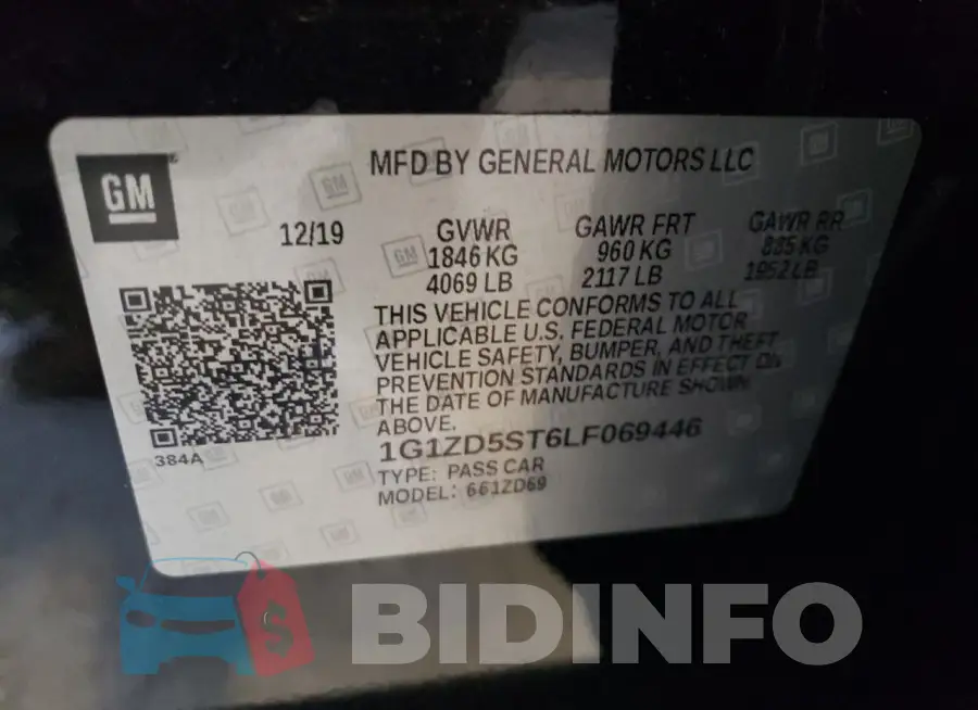 1G1ZD5ST6LF069446 Photo# 12