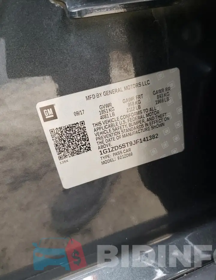 1G1ZD5ST9JF141382 Photo# 12