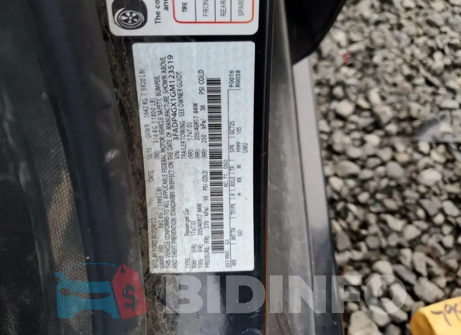 3FADP4GX1GM123519 Photo# 12