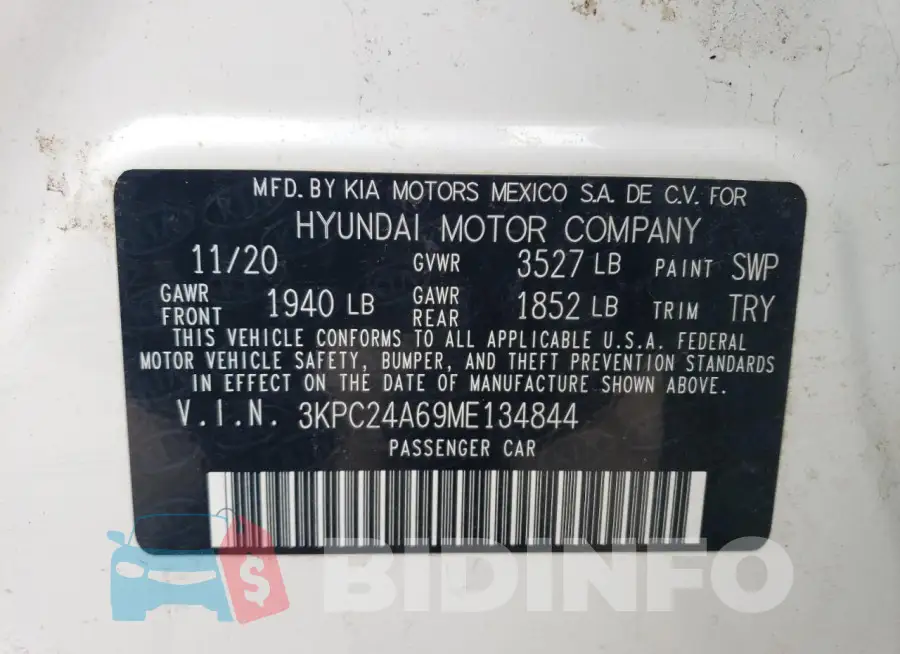 3KPC24A69ME134844 Photo# 12