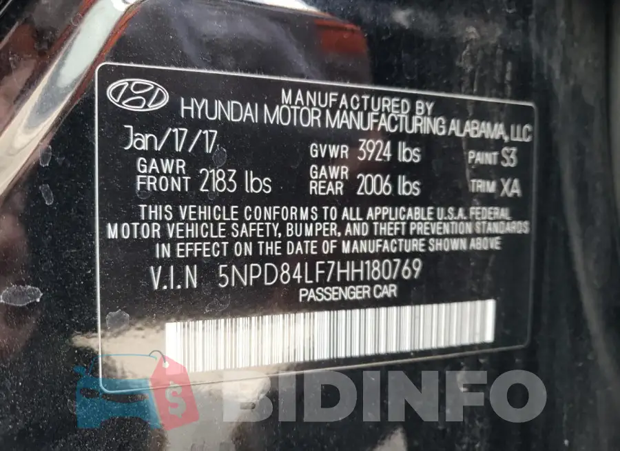 5NPD84LF7HH180769 Photo# 12