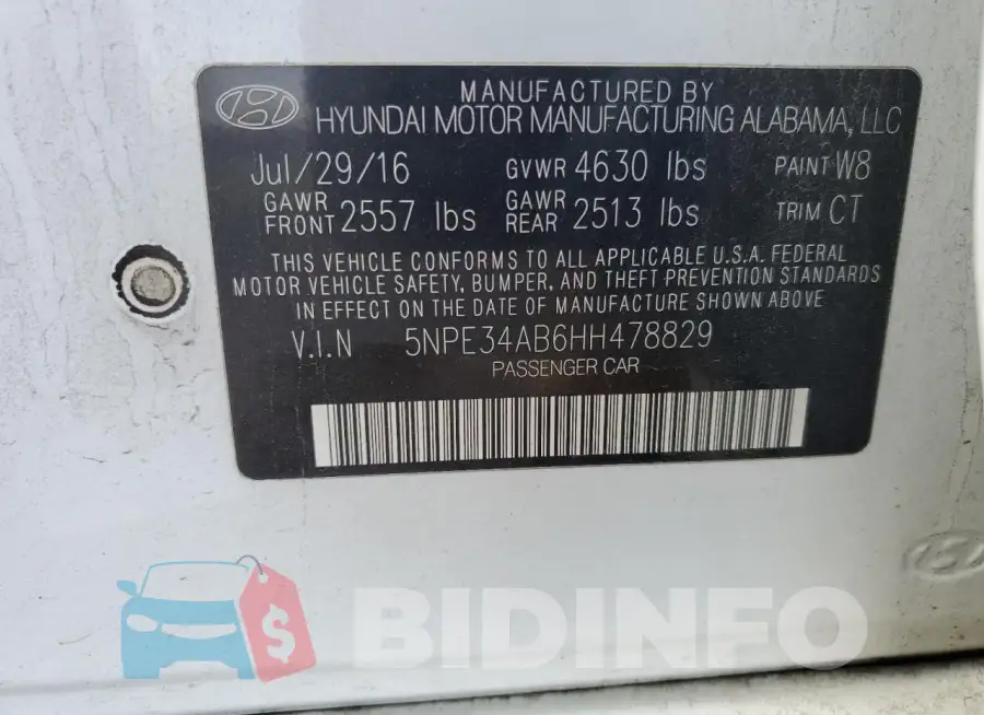 5NPE34AB6HH478829 Photo# 12