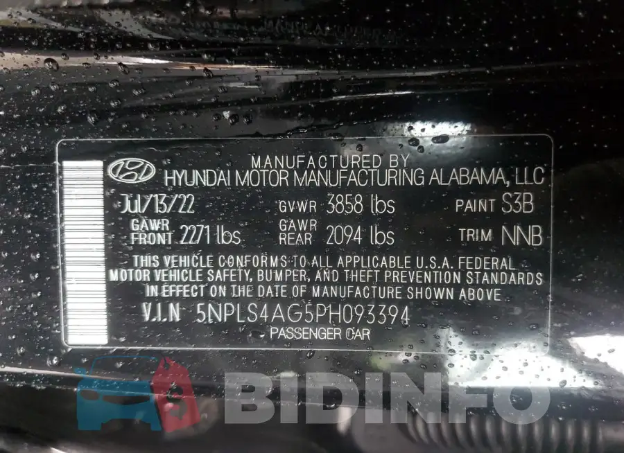 5NPLS4AG5PH093394 Photo# 12