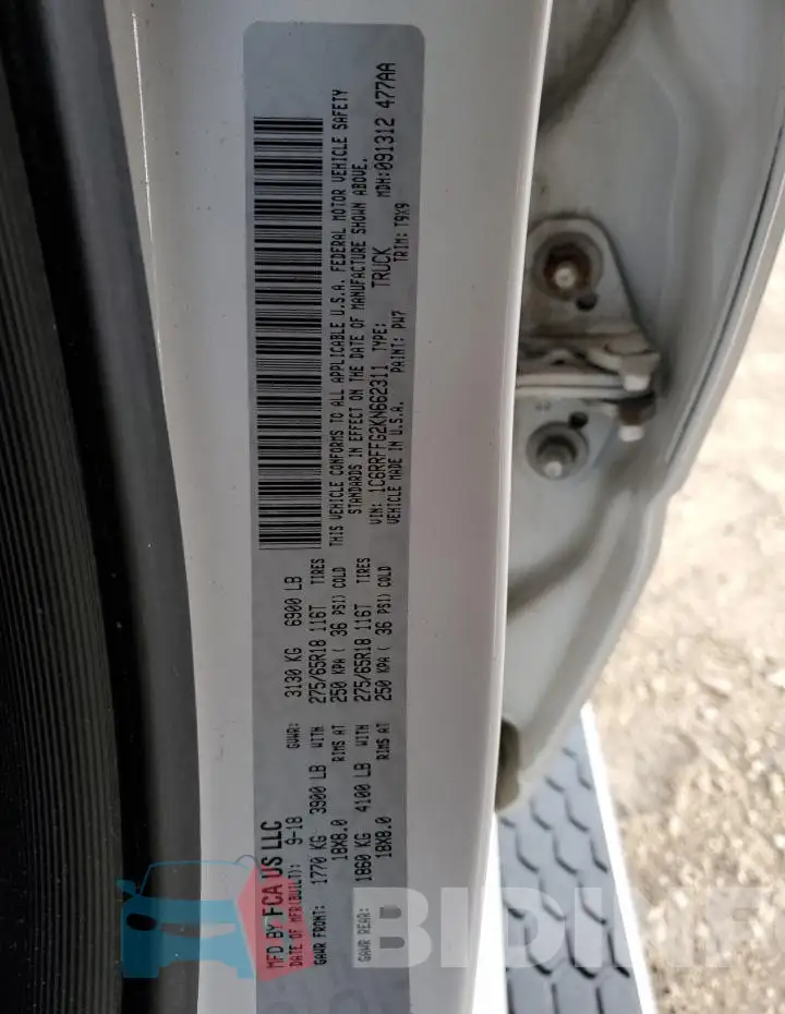 1C6RRFFG2KN662311 Photo# 13