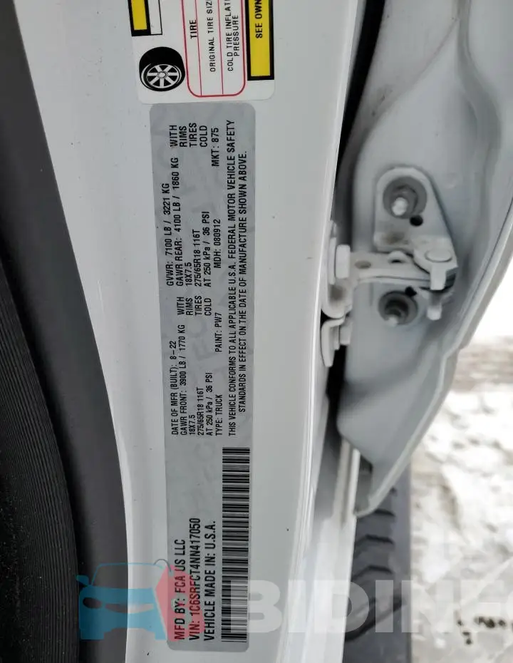 1C6SRFCT4NN417050 Photo# 12