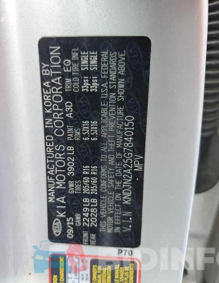 KNDJN2A25G7840150 Photo# 12