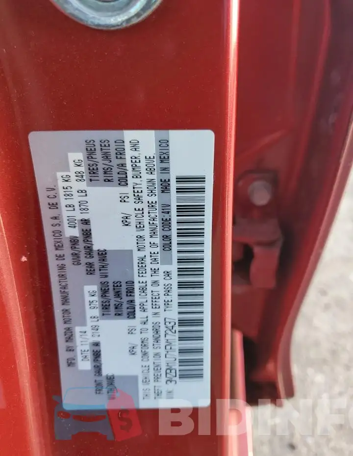 3MZBM1U71FM172437 Photo# 12