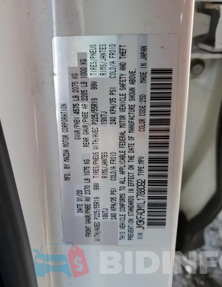 JM3KFADM1L1788092 Photo# 14