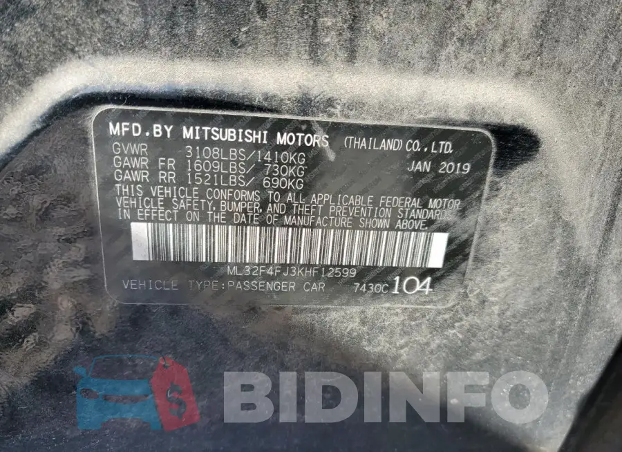 ML32F4FJ3KHF12599 Photo# 13