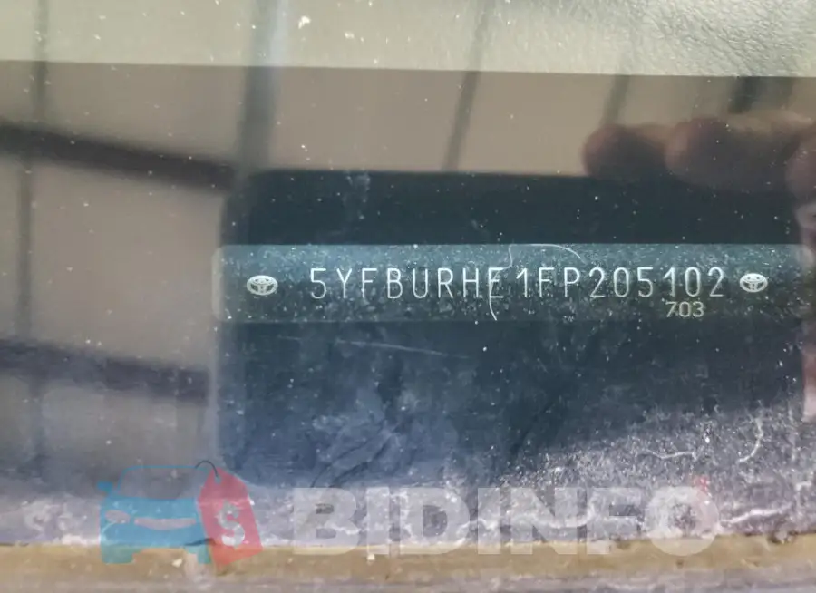 5YFBURHE1FP205102 Photo# 13