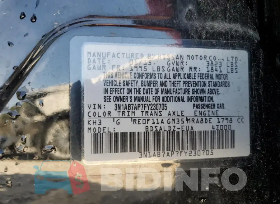 3N1AB7AP7FY230705 Photo# 13