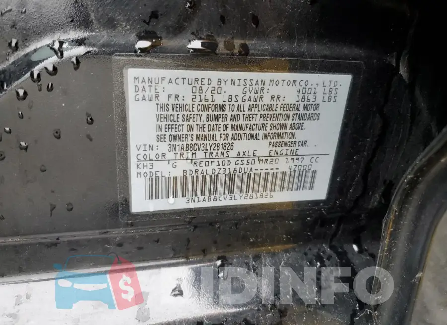 3N1AB8CV3LY281826 Photo# 12