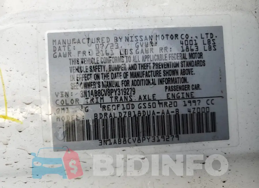 3N1AB8CV8PY319279 Photo# 12