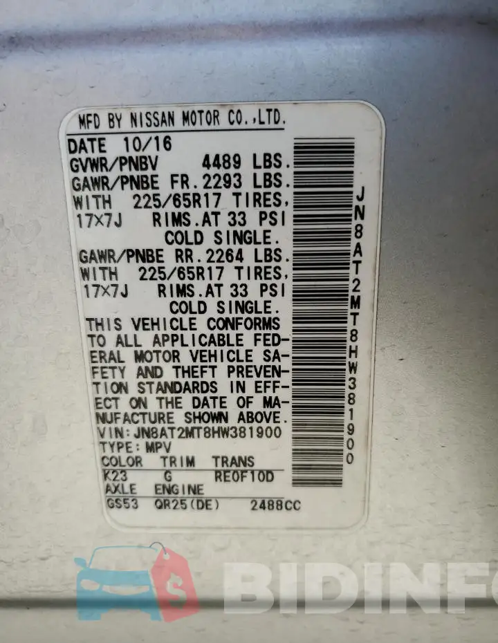 JN8AT2MT8HW381900 Photo# 13