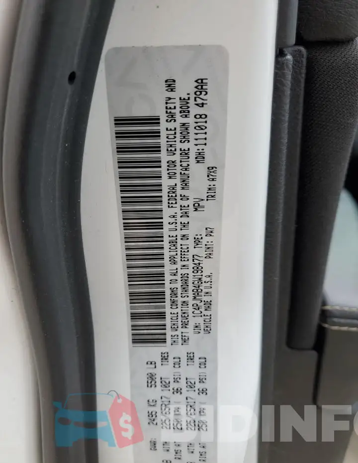 1C4PJMAB4GW198477 Photo# 14