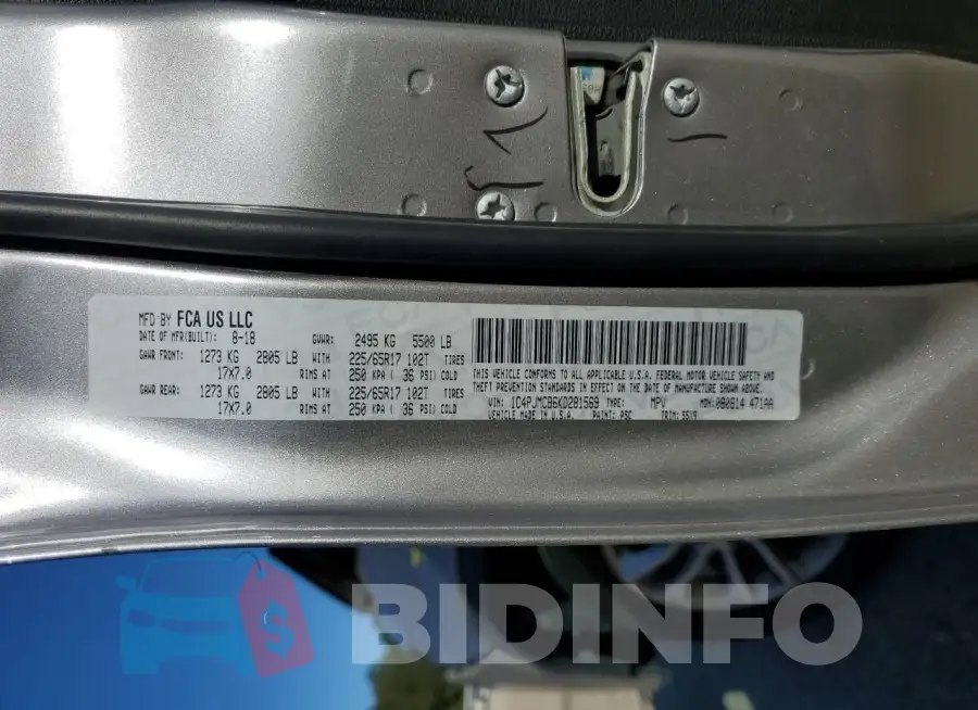 1C4PJMCB6KD281569 Photo# 14