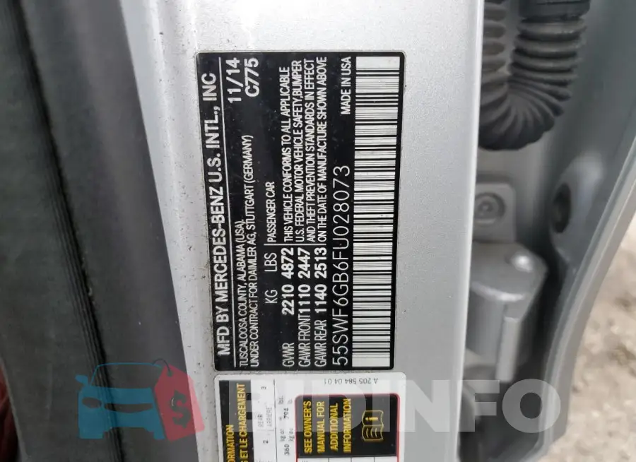 55SWF6GB6FU028073 Photo# 12