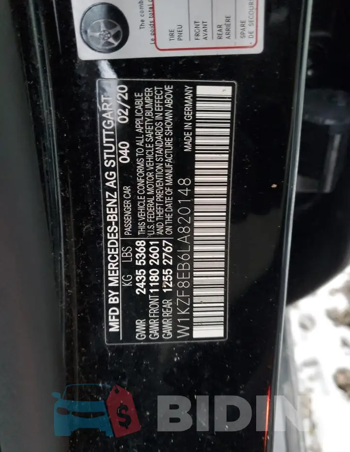 W1KZF8EB6LA820148 Photo# 12