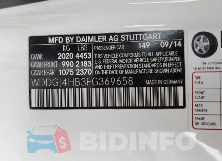 WDDGJ4HB3FG369658 Photo# 12