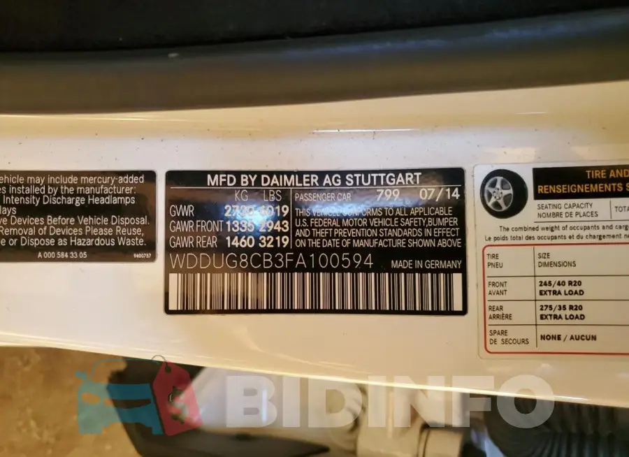 WDDUG8CB3FA100594 Photo# 12