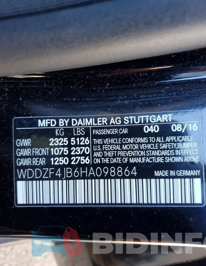 WDDZF4JB6HA098864 Photo# 13