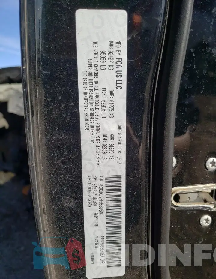 2C3CDXJG7HH531004 Photo# 13